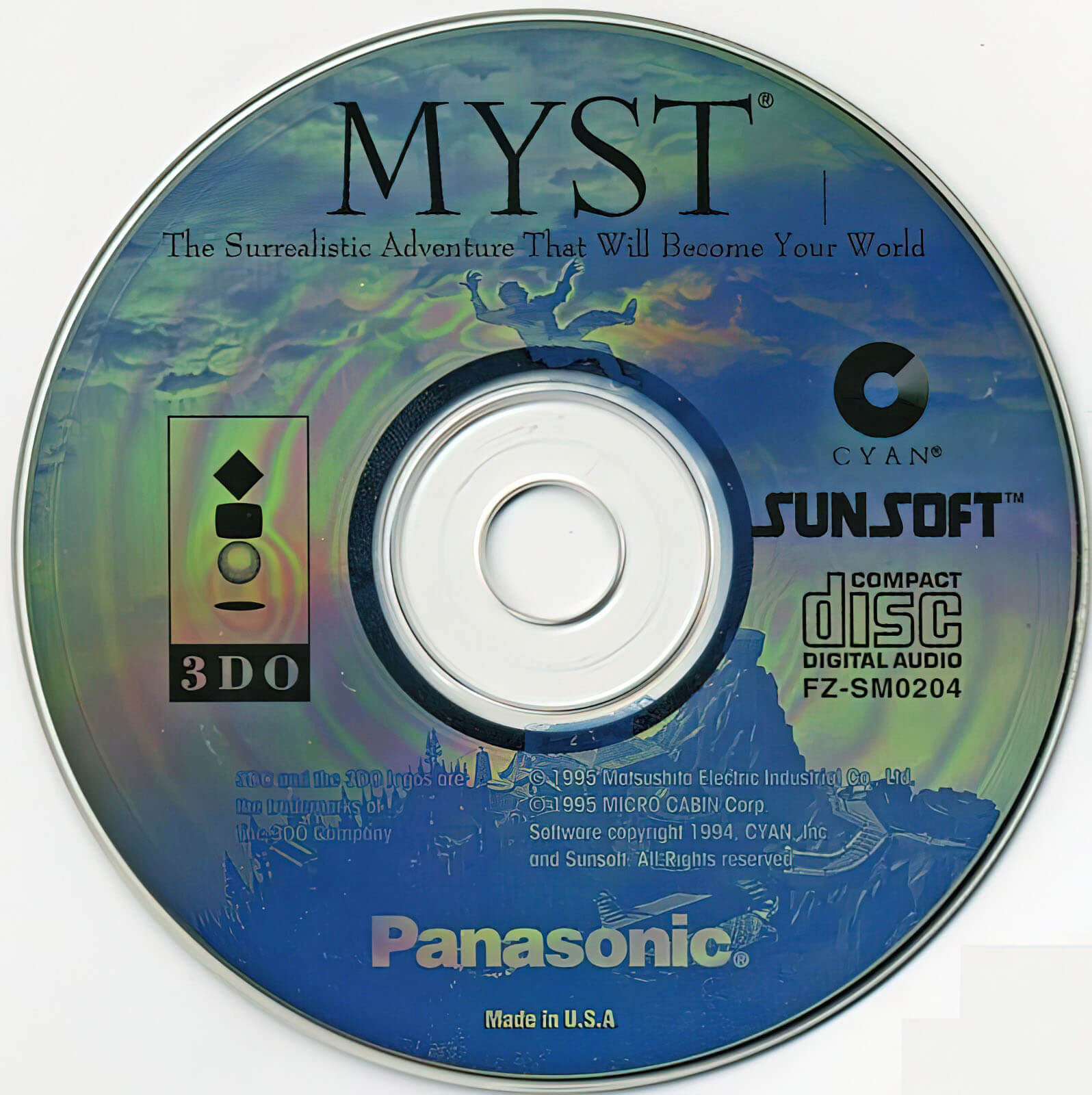 Лицензионный диск Myst для 3DO